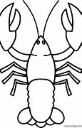 Image result for White Lobster Outline