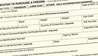 Image result for North Carolina gun purchase permit