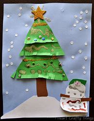 Image result for Christmas Tree Craft for Children