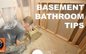 Image result for Basement Bathroom Installation