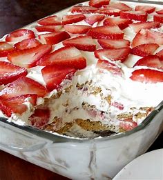 Strawberry Icebox Cake - (Free Recipe below)