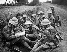 Image result for WW1 Soldiers Trenches