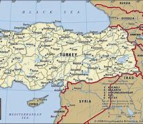 Image result for Geographical Map of Turkey