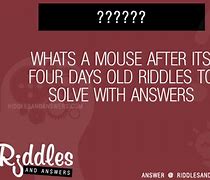 Image result for Mouse Riddle