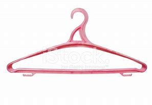 Image result for Pink Color Plastic Clothes Hanger