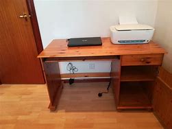 Image result for Solid Pine Computer Desk