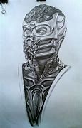 Image result for Scorpion Mortal Kombat Tattoo Drawing