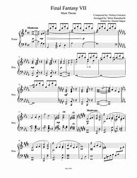 Image result for FF7 PS1 Piano