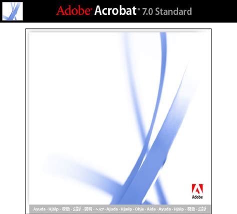 Adobe Acrobat Standard Help 7.0 Instruction Manual 7 En