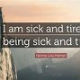 Image result for Fannie Lou Hamer Sick and Tired Quote