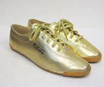 Image result for Gold Tennis Shoes