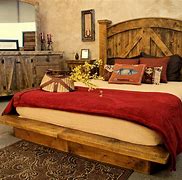 Image result for Rustic Bed