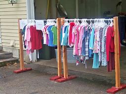 Image result for Wooden Clothes Rack Stand