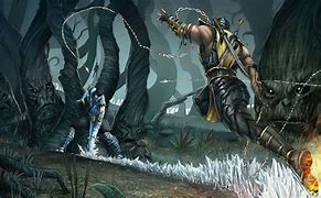 Image result for Mortal Kombat 9 Scorpion Wallpaper