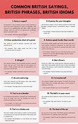 Image result for British Sayings Phrases