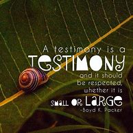 Image result for LDS Quotes On Testimony