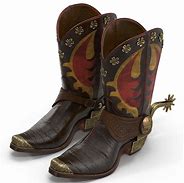 Image result for Cowboy Boots with Spurs