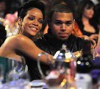 Image result for Chris Brown Supporting Rihanna