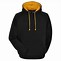 Image result for Red Hoodie with Black Hood