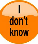 Image result for Don't Know Clip Arts