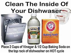 Image result for How to Clean Dishwasher with Vinegar and Soda