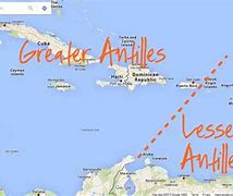 Image result for Greater Antilles On World Map