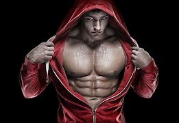 Image result for Red Over Face Full Zip Up Hoodie