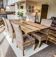 Image result for Modern Reclaimed Wood Dining Table