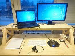 Image result for Corner Double Desk Home Office
