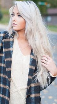 Image result for Girl with Platinum Blonde Hair