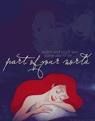 Image result for Ariel the Little Mermaid Quotes