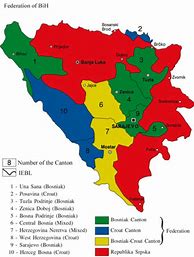 Image result for Map of Bosnian War