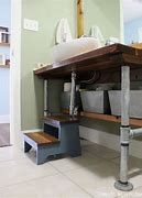 Image result for Small Bathroom Vanity with Sink Modern