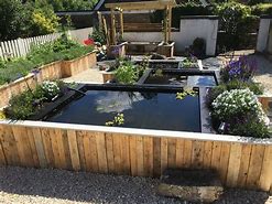 Image result for Raised Garden Pond Ideas