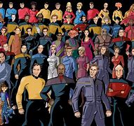 Image result for Drawing Star Trek Crew