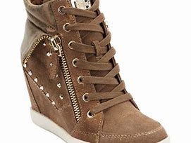 Image result for Women's Wedge High Top Sneakers