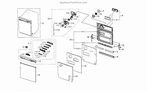 Image result for Samsung Dishwasher Dw80j3020us Parts Diagram