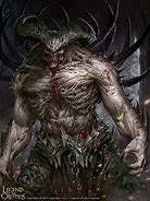 Image result for Horned Winged Muscular Creature