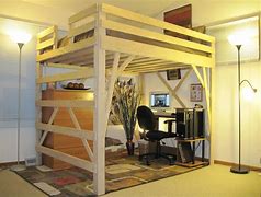 Image result for Full Size Loft Bed for Adults