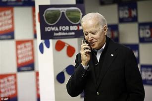 Image result for Biden in Des Moines Iowa