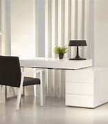 Image result for Minimalist White Desk