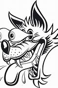 Image result for Cartoon Wolf with Eyes Popping Out
