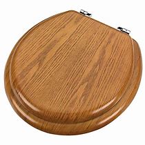 Image result for Round Wood Toilet Seats