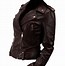 Image result for Hooded Leather Bomber Jacket