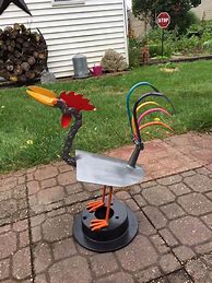 Image result for Yard Art Ideas From Junk