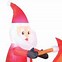 Image result for Santa and Reindeer Inflatable