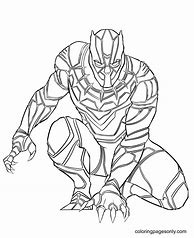 Image result for Black Panther Coloring