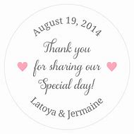 Image result for Thank You for Sharing Our Day Stickers