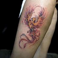 Image result for Phoenix Leg Tattoo