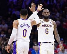 Image result for LeBron James Lakers Westbrook